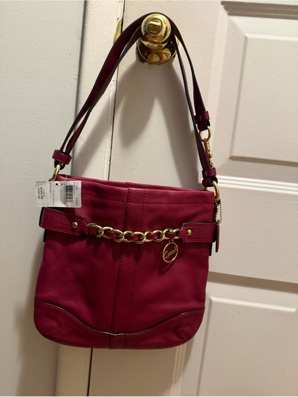 Coach Chain Duffle Crossbody Shoulder Bag
